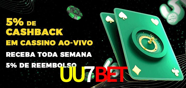 Promoções do cassino ao Vivo UU7Bet